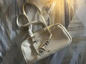 AYA white rectangular hand bag