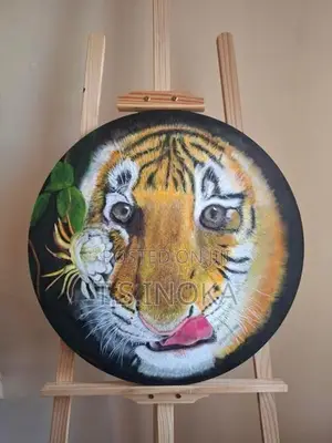 Tiger Portrait Acrylic on Canvas