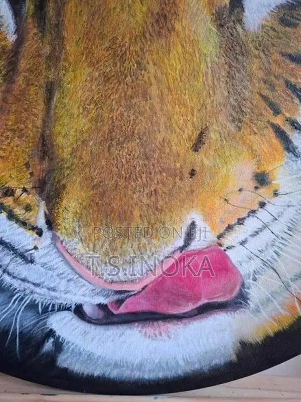 Tiger Portrait Acrylic on Canvas