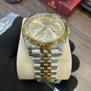 Rolex Datejust 41MM Two-Tone Champagne Dial Watch