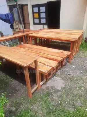 Table and Bench 6ft ×15inch