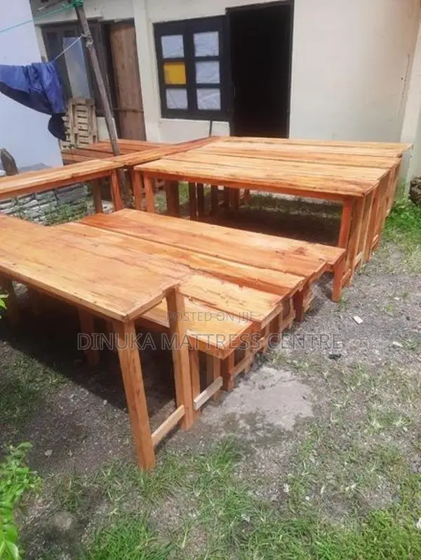 Table and Bench 6ft ×15inch