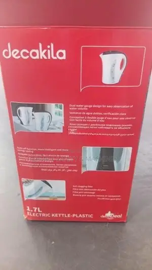 Decakila 1.7L Plastic Electric Kettle – HERMAN HA022