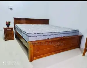 Teak Box Bed 72"48
