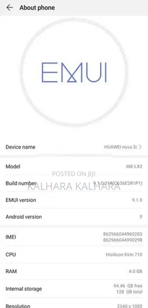 Huawei Nova 3i (Used)