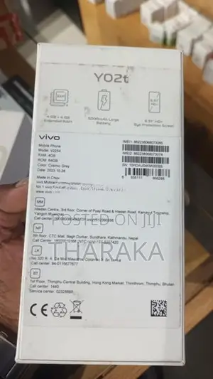 Vivo Y02T 4GB 64GB (Brand New)