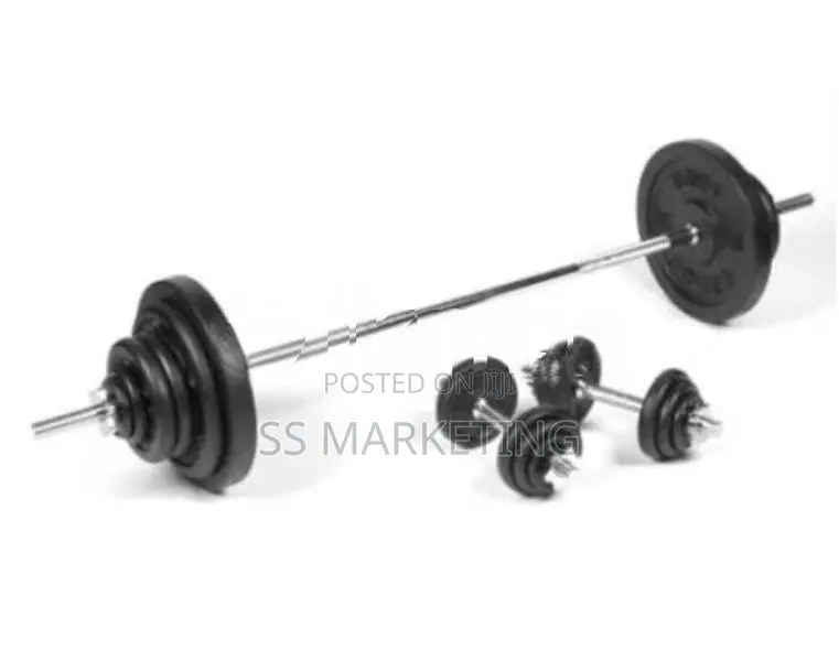 New Bench Home Gym Dumbbell Weight Plate Full Set ✅ 3" Years Warranty
