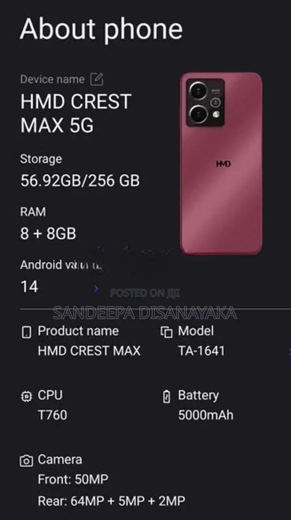 HMD Crest Max (Used)