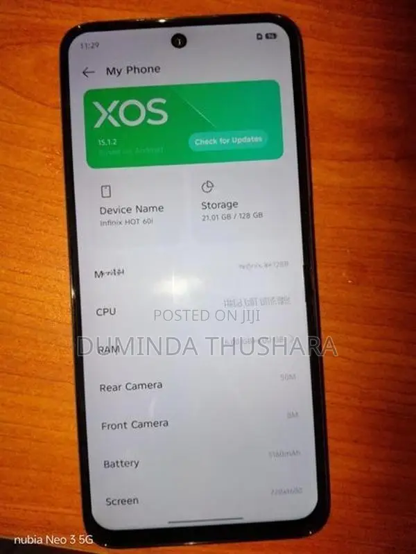 Infinix Hot 60i (Used)