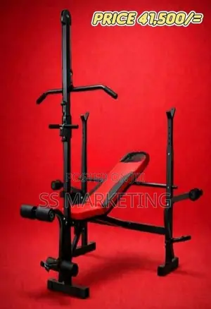 New Bench Home Gym Full Set Dumbbell Weight Plate 3" Years Warranty