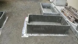 Cement fish tanks