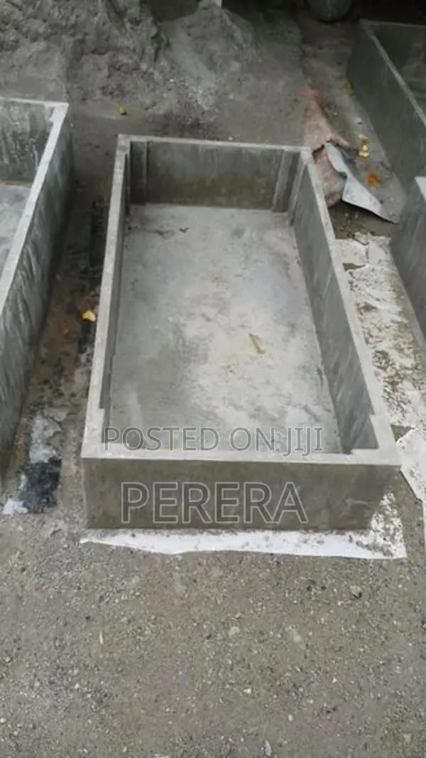 Cement fish tanks