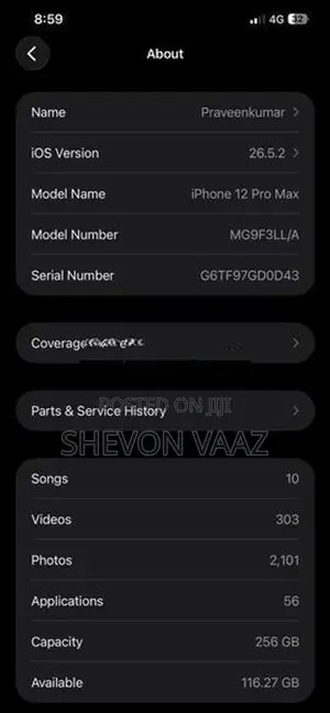 Apple iPhone 12 Pro Max 256GB (Used)