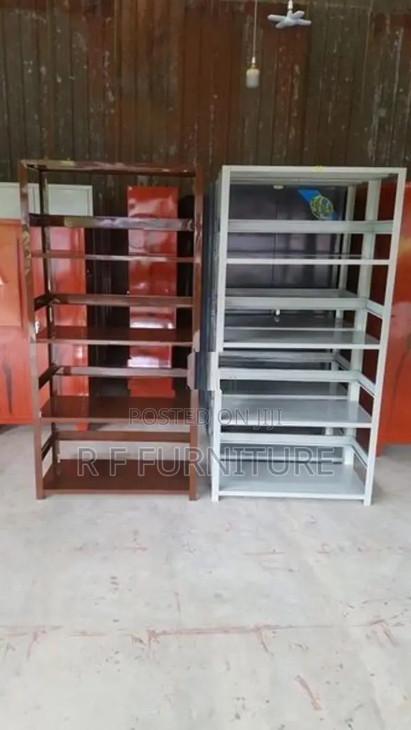 Steel Book Rack 6 by 3