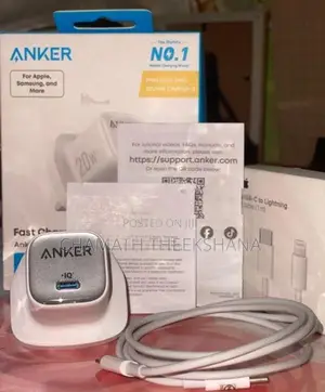 Anker Zolo Charger (20W) with Lightning Cable