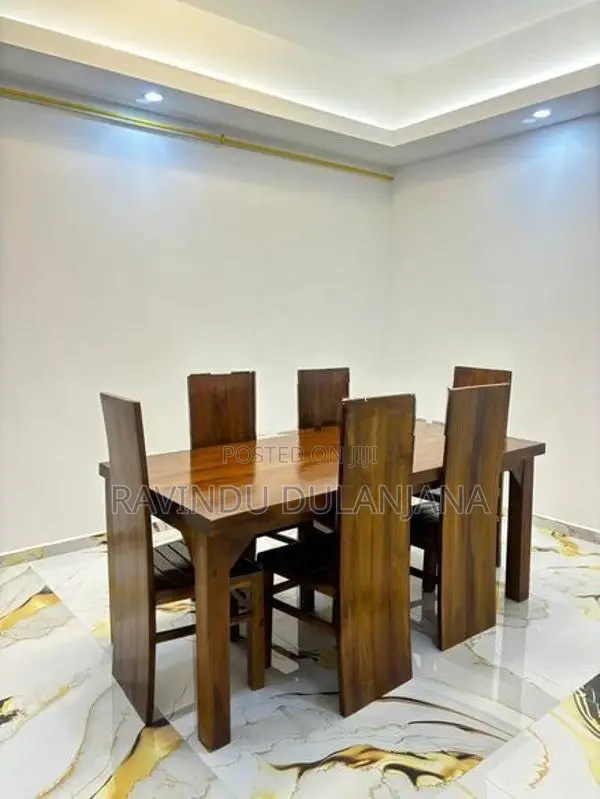 Teak Table with 6 Chairs