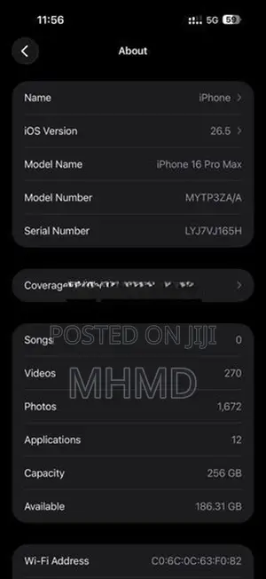 Apple iPhone 16 Pro Max (Used)