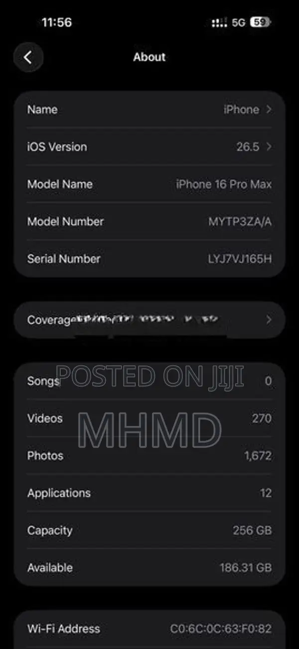 Apple iPhone 16 Pro Max (Used)