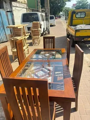 Teak Dining Table 6 Chairs