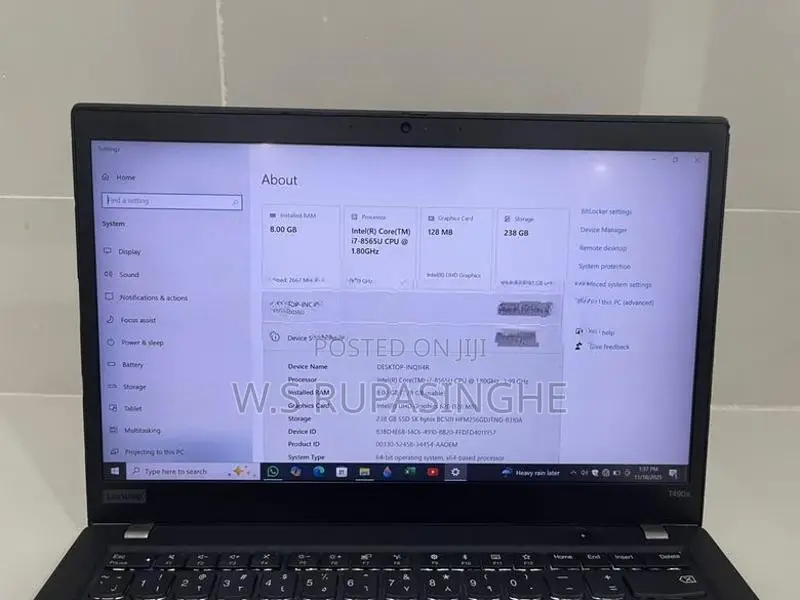 ThinkPad i7 8th GEN Laptop