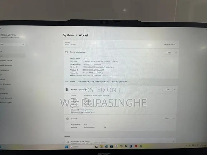 Acer i5 13th GEN Laptop