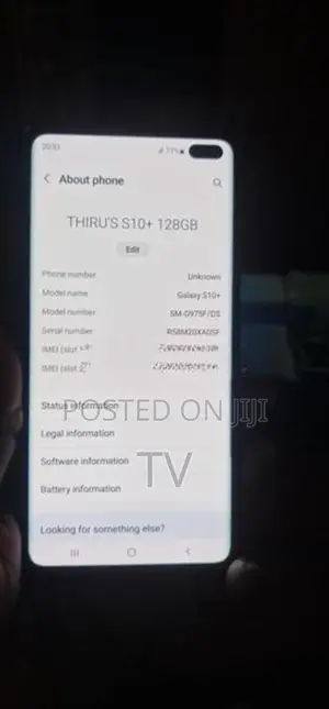 Samsung Galaxy S10 Plus (Used)
