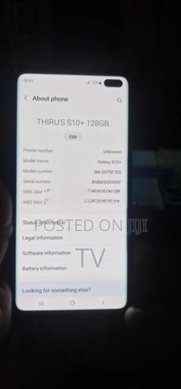 Samsung Galaxy S10 Plus (Used)