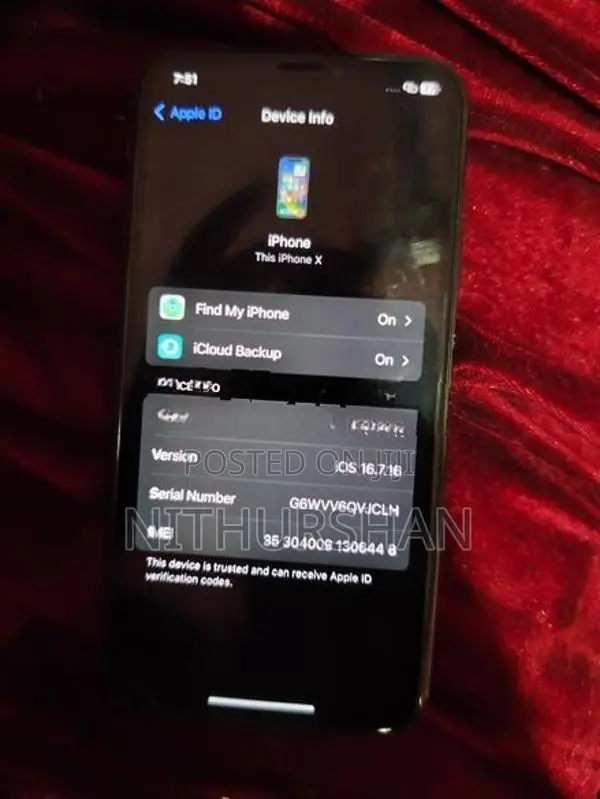 Apple iPhone X (Used)
