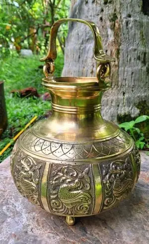 Antique Brass Water Pot
