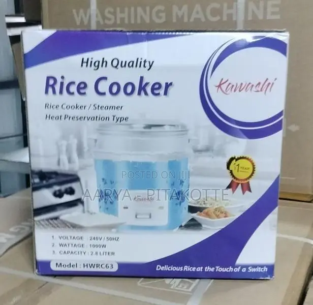 Kawashi Rice Cooker 2.8L Capacity