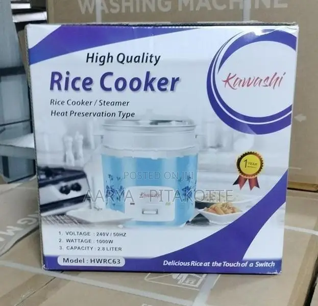 Kawashi Rice Cooker 2.8L Capacity
