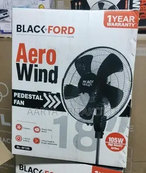Black Ford Stand Fan 18"