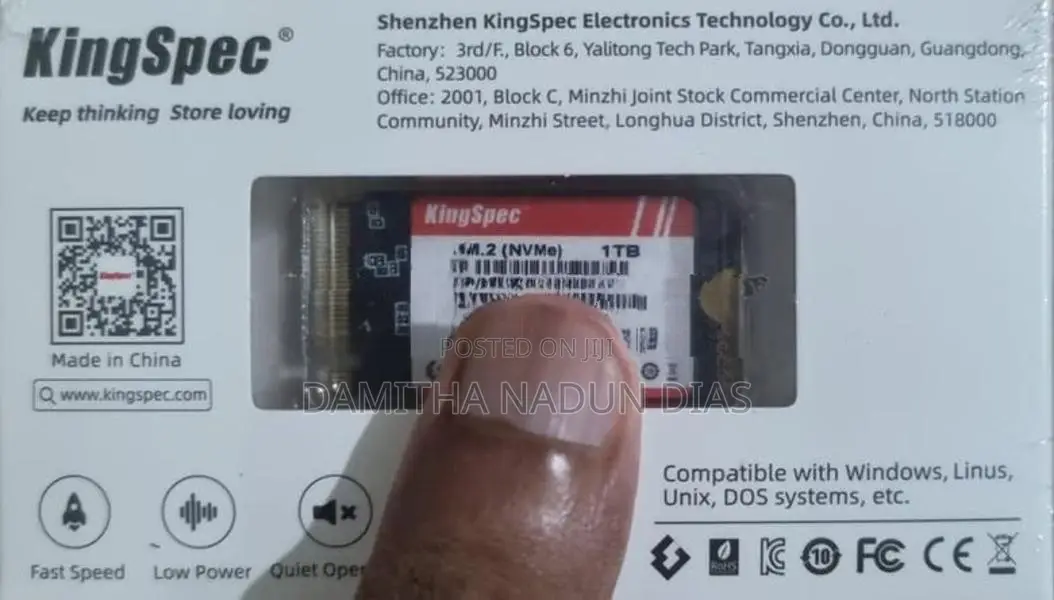 1TB SSD M.2 NVMe 2242
