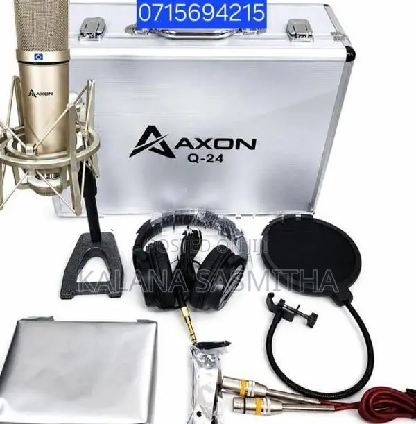 Axon - Q24 Professional Condenser Mic Combo Pack