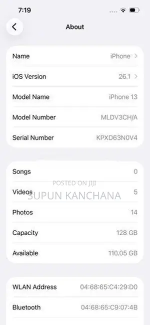 Apple iPhone 13 128GB Starlight (Used)