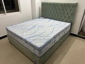 Queen Size Divan Bed with Spring Mattress (G-2)