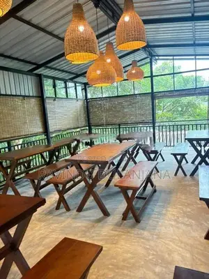 Restaurant Table with Bench
