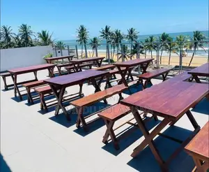 Restaurant Table with Bench