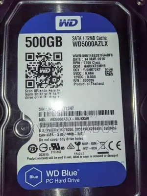 WD 500GB Hard Disk Health