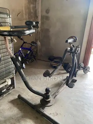 Complete Home Gym Set Bench, Bike with 100kg Weights