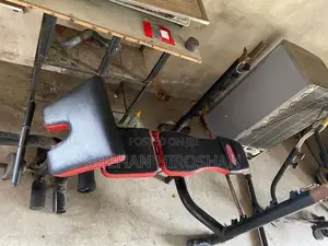 Complete Home Gym Set Bench, Bike with 100kg Weights