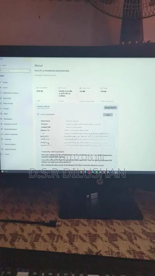 HP Desktop Pc Set