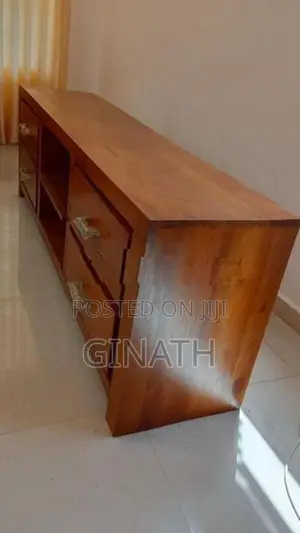 teak wood TV stand