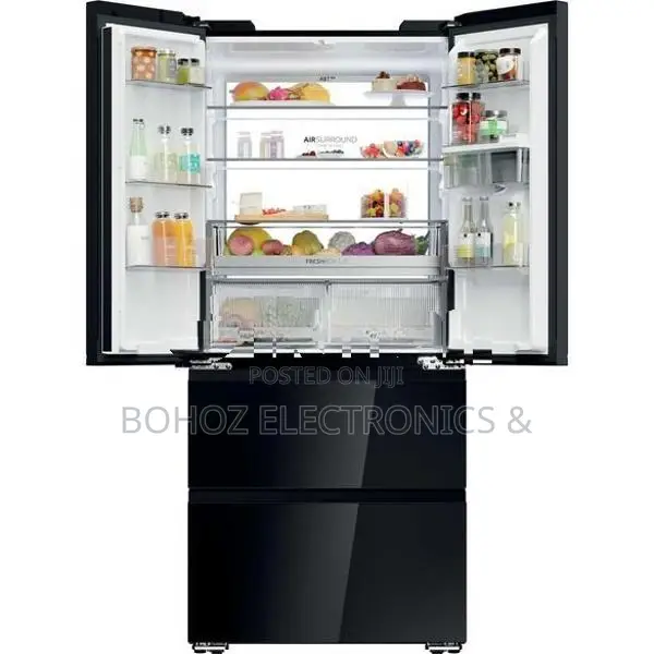 IGNIS (Whirlpool) 600L Digital Inverter French Glass 4 Door Refrigerat