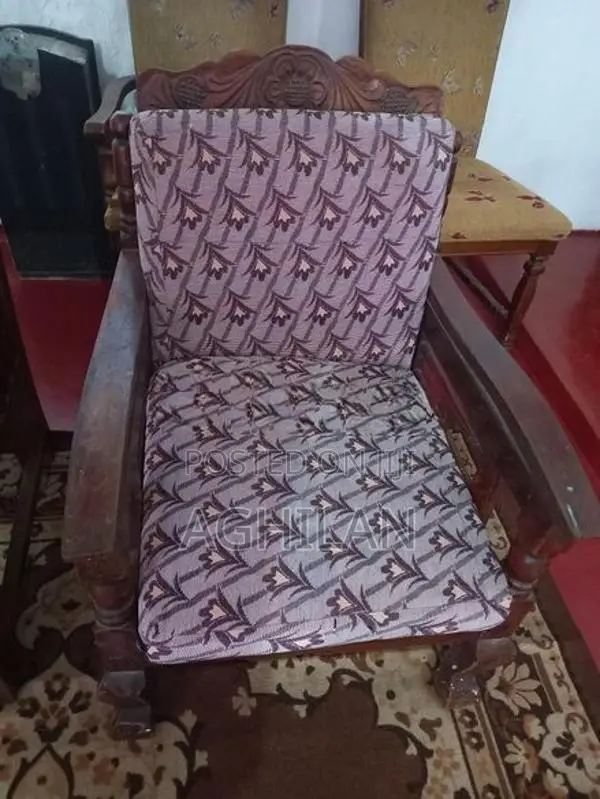 Antique Wooden Sofa Set 3+1+1