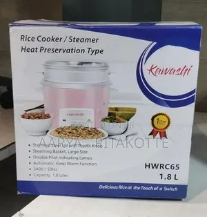 Kawashi Rice Cooker 1.8L Capacity