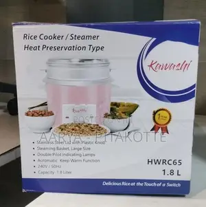 Kawashi Rice Cooker 1.8L Capacity