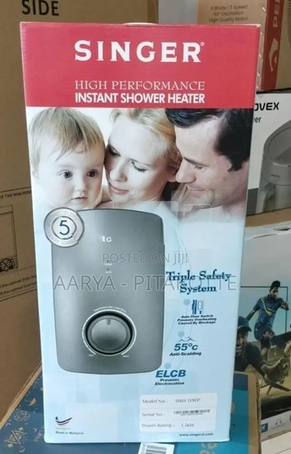Singer Hot Water Shower with Pump ( 119EP)