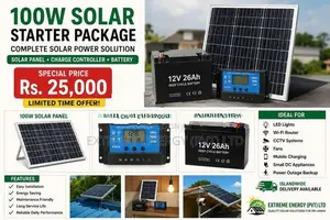 100W Solar Starter Package