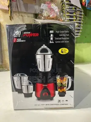 National 750W High Power 4-Jar Mixer Grinder